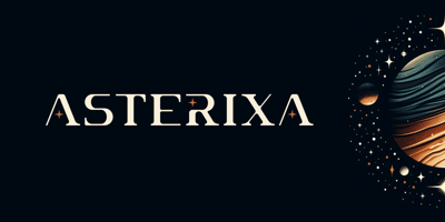 Font visual image of Asterixa