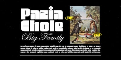 Font visual image of Malista 