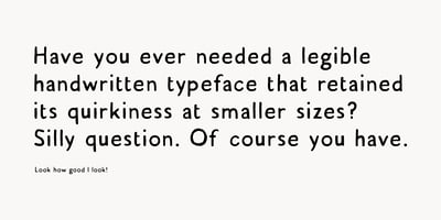 Font visual image of TC Jimmy Sans Pro