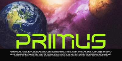 Font visual image of Cozmo Ground