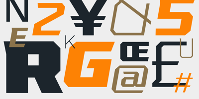 Font visual image of VTF League