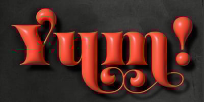 Font visual image of Mutable