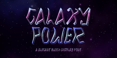 Font visual image of Galaxy Power