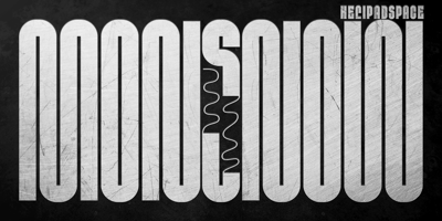 Font visual image of HS Monsnow