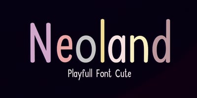 Font visual image of Neoland