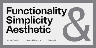 Font visual image of DuGrotesk