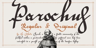 Font visual image of Parochus