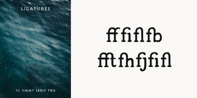 Font visual image of TC Jimmy Serif Pro