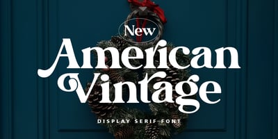 Font visual image of New American Vintage