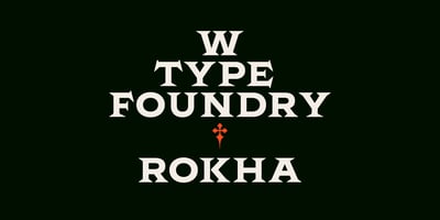 Font visual image of Rokha