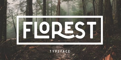 Font visual image of Florest Display