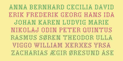 Font visual image of Tant Ingrid