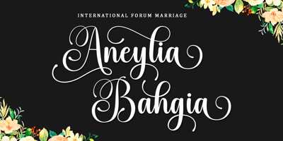 Font visual image of Balegad