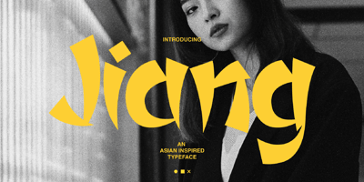Font visual image of Jiang