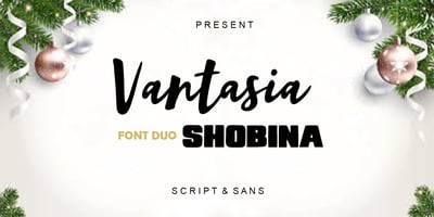 Font visual image of Vantasia