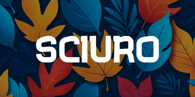 Font visual image of Sciuro