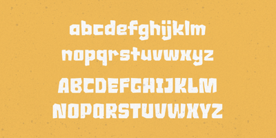 Font visual image of Megalith
