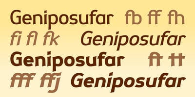 Font visual image of Hybi15 Ronja