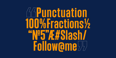 Font visual image of Athletic Condensed