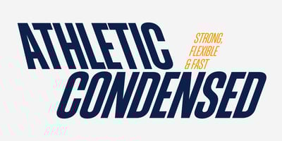 Font visual image of Athletic Condensed