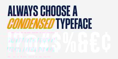 Font visual image of Athletic Condensed