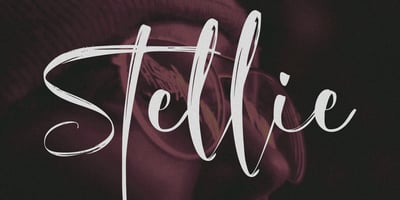 Font visual image of Stellie