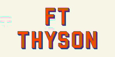 Font visual image of Ft Thyson 