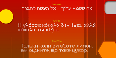 font
