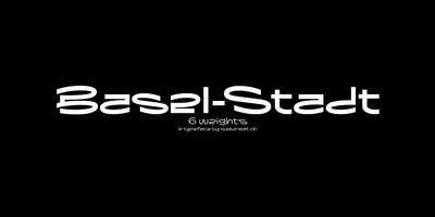 Font visual image of Basel Stadt