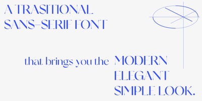 Font visual image of Glancias