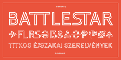 Font visual image of Continuo&trade;
