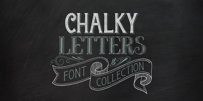 Font visual image of Chalky Letters