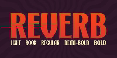Font visual image of Reverb
