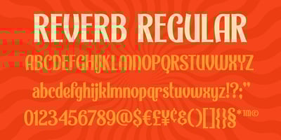Font visual image of Reverb