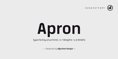 Font visual image of Apron