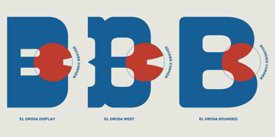 Font visual image of El Grosa