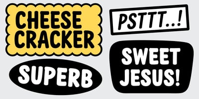 Font visual image of Romper