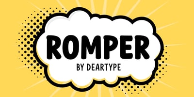 Font visual image of Romper