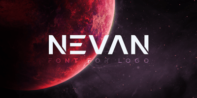 Font visual image of Nevan