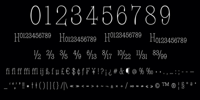Font visual image of Luben