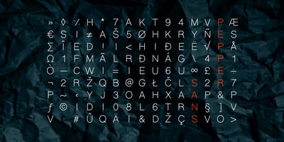 Font visual image of Pepper Sans