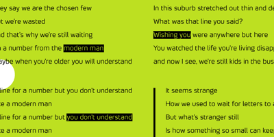 Font visual image of New Ways