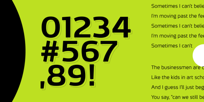 Font visual image of New Ways