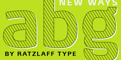 Font visual image of New Ways