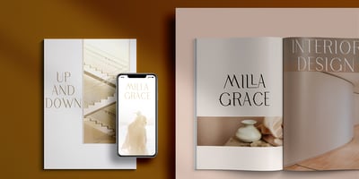 Font visual image of Milla Grace