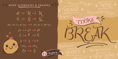 Font visual image of Cookie Time