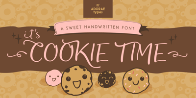 Font visual image of Cookie Time
