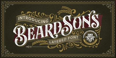 Font visual image of Beardsons
