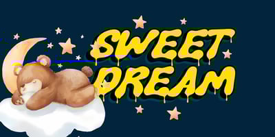Font visual image of Sugar Drip