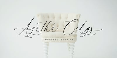 Font visual image of Sentiny Lovelyn